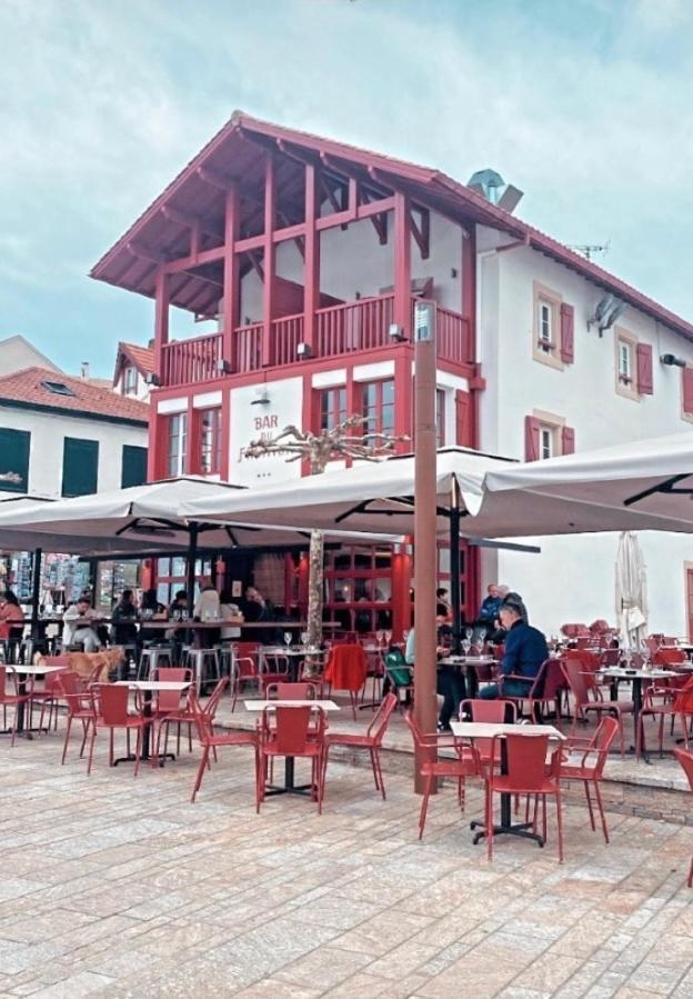 Hotel Du Fronton Bidart Exterior foto